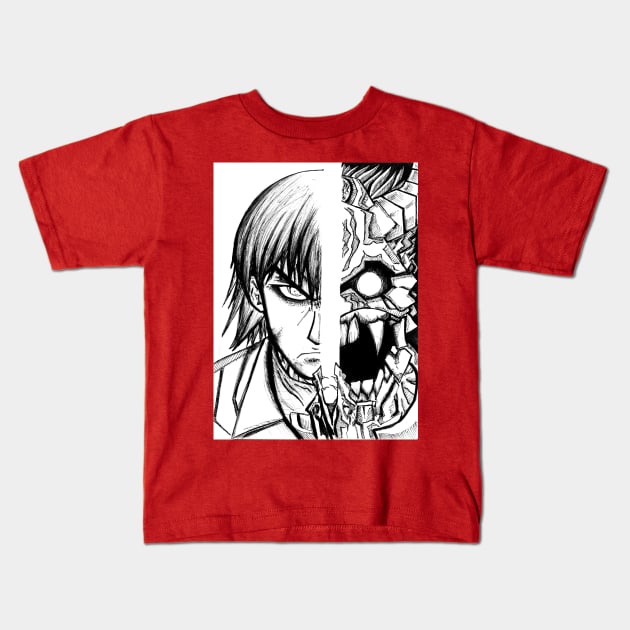 dante in black the devil may cry Kids T-Shirt by jorge_lebeau